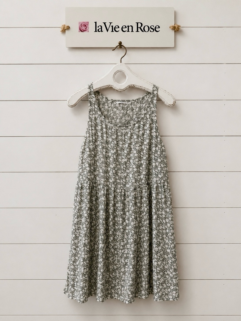 LA VIE EN ROSE – floral dress  – Taille S